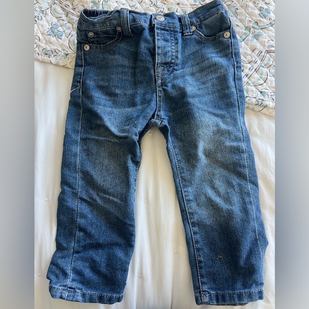 7 for all mankind Blue Denim Jeans for Toddlers